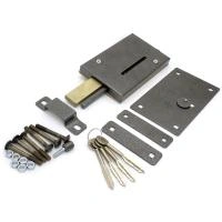 Киров Секрет ЗГН (ЗГЦ) с задвижкой  3кл Замок гаражный тяжелый (5)