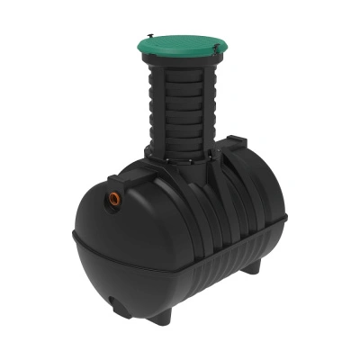 Автономная канализация Rostok Ground 8 Pro c горловиной 1000 мм и принудительным отведением стоков 