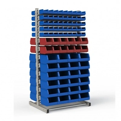 Стеллаж двусторонний №141 (1835х950х760)