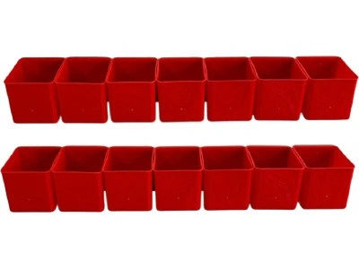 Комплект ящиков 70х53х50 для метизов, с планкой, 14 шт., код: 36992