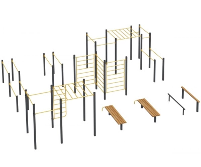 Уличная площадка для воркаута «Мультиспорт»