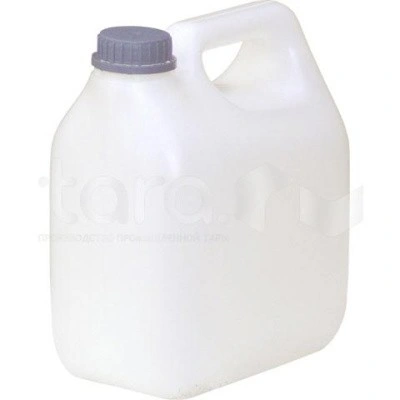 Пластиковая канистра 3 литра со шкалой уровня, арт. КП 3-2 б/п, код: 00167