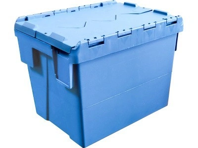 Ящик сплошной 400×300×305 мм, объем 38.4 л., арт.: SPKM 4332-1, синий, код: 21820