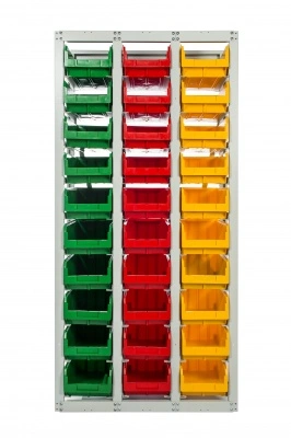 Стеллаж с направляющими стационарный Стелла-техник CP-3 , 1 основная и 2 дополнительные