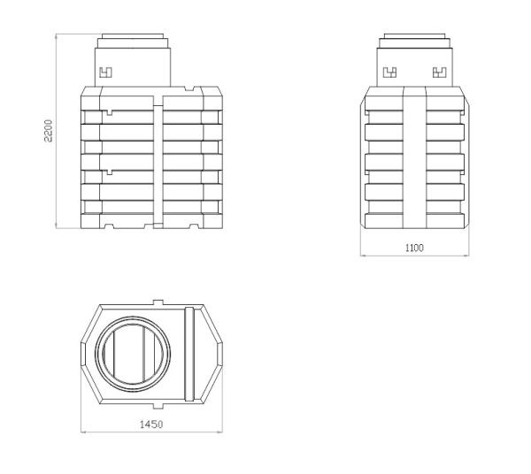 Подземный накопитель Мини 1,5 куб. м