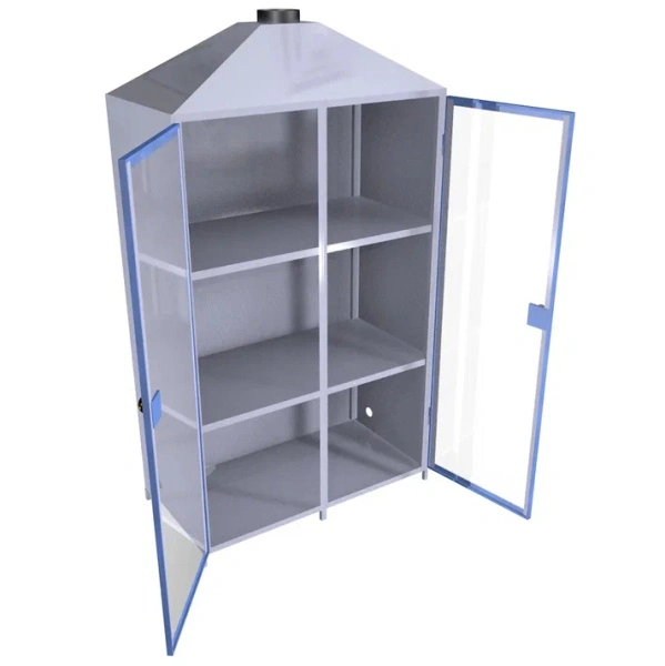 Шкаф для аккумуляторов ШМА-02-02 1000x600x1690 мм Синий