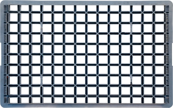 Ящик перфорированный 740×465×145, арт.: 401-А, объём 30, серый, код: 00454