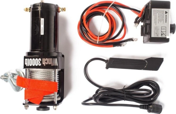 Лебедка (1361 кг/13,5 м) автомобильная TOR 12 V P3000-1A