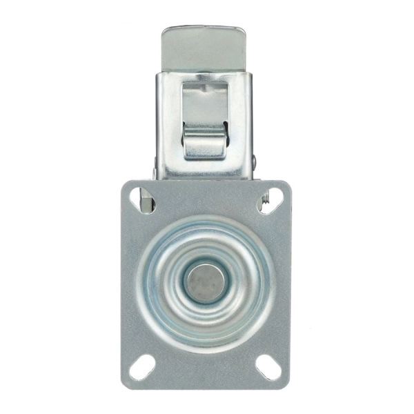 Колесо поворотное с тормозом Стелла-техник 4003-125 диаметр 125мм, грузоподъемность 100кг, резина, металл