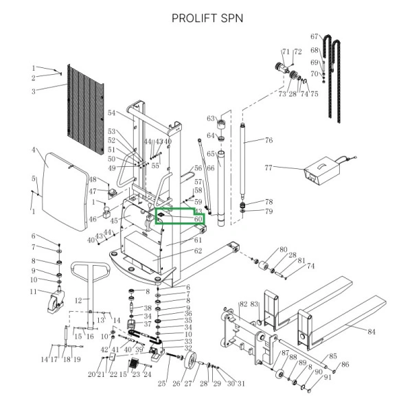 Вольтметр для штабелеров SPN