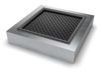 Батут с полотном из ремней «Mevik Plus S-1200» квадрат