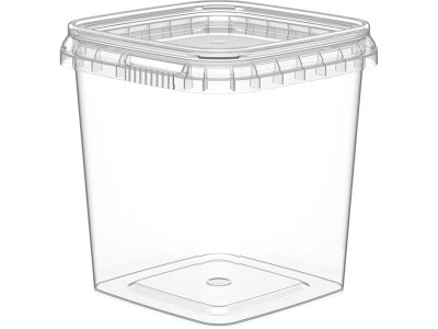 Ведро 0,28л. квадратное, код: 36846