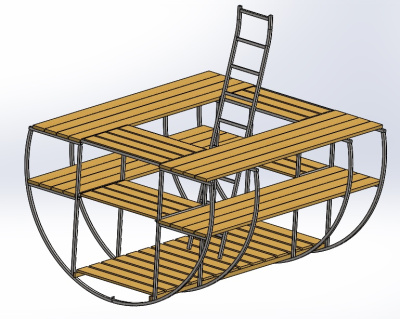 Пластиковые стеллажи для погреба 