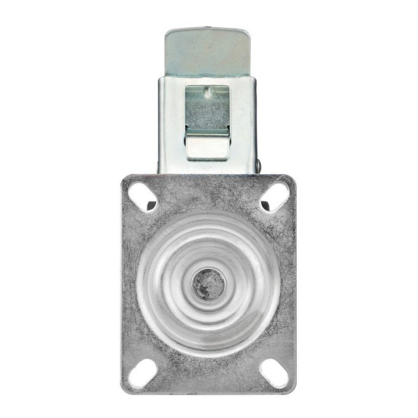 Колесо поворотное с тормозом Стелла-техник 4003-100 диаметр 100мм, грузоподъемность 70кг, резина, металл